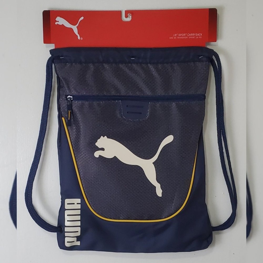 PUMA EVERCAT CONTENDER CARRYSACK MEN'S WITH ZIPPERED POCKET OS GREY/NAVY